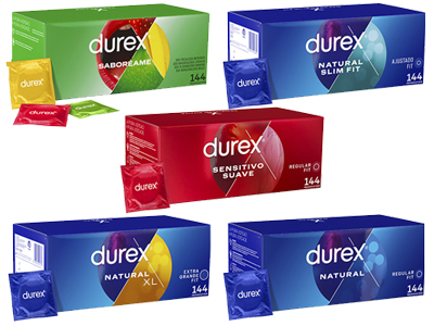gama preservativos 144 de durex en madrid